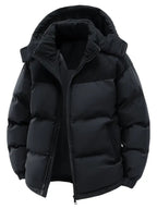 Men'S Fall Winter Thick Corduroy Jacket Casual Warm Coat - Hooded Jacket