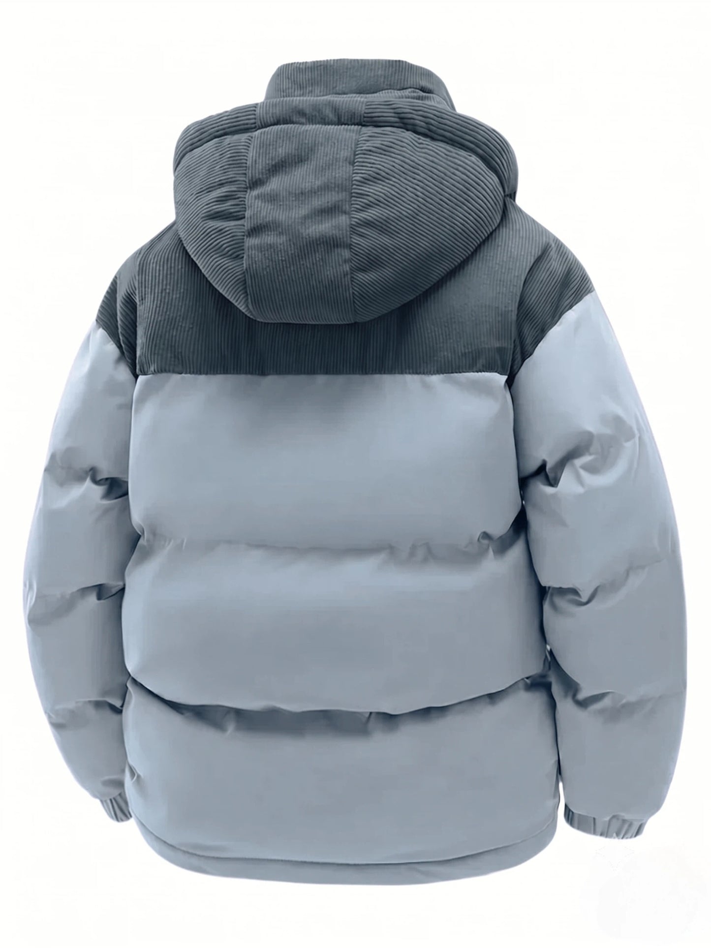 Men'S Fall Winter Thick Corduroy Jacket Casual Warm Coat - Hooded Jacket