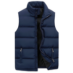 Men's Quilted Puffer Gilet with Zip Front