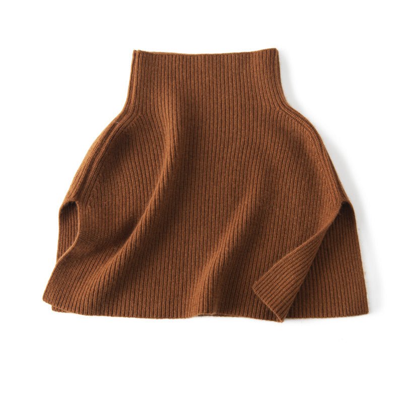 Women's Cashmere Layered Collar Pullover Neck Warmer