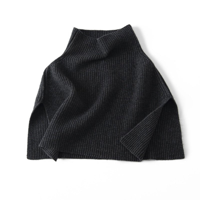 Women's Cashmere Layered Collar Pullover Neck Warmer