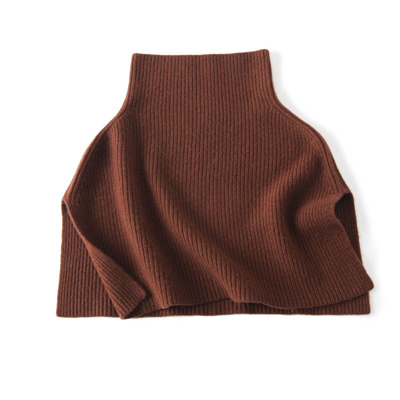 Women's Cashmere Layered Collar Pullover Neck Warmer