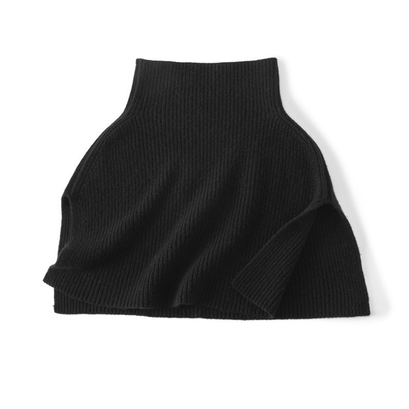 Women's Cashmere Layered Collar Pullover Neck Warmer
