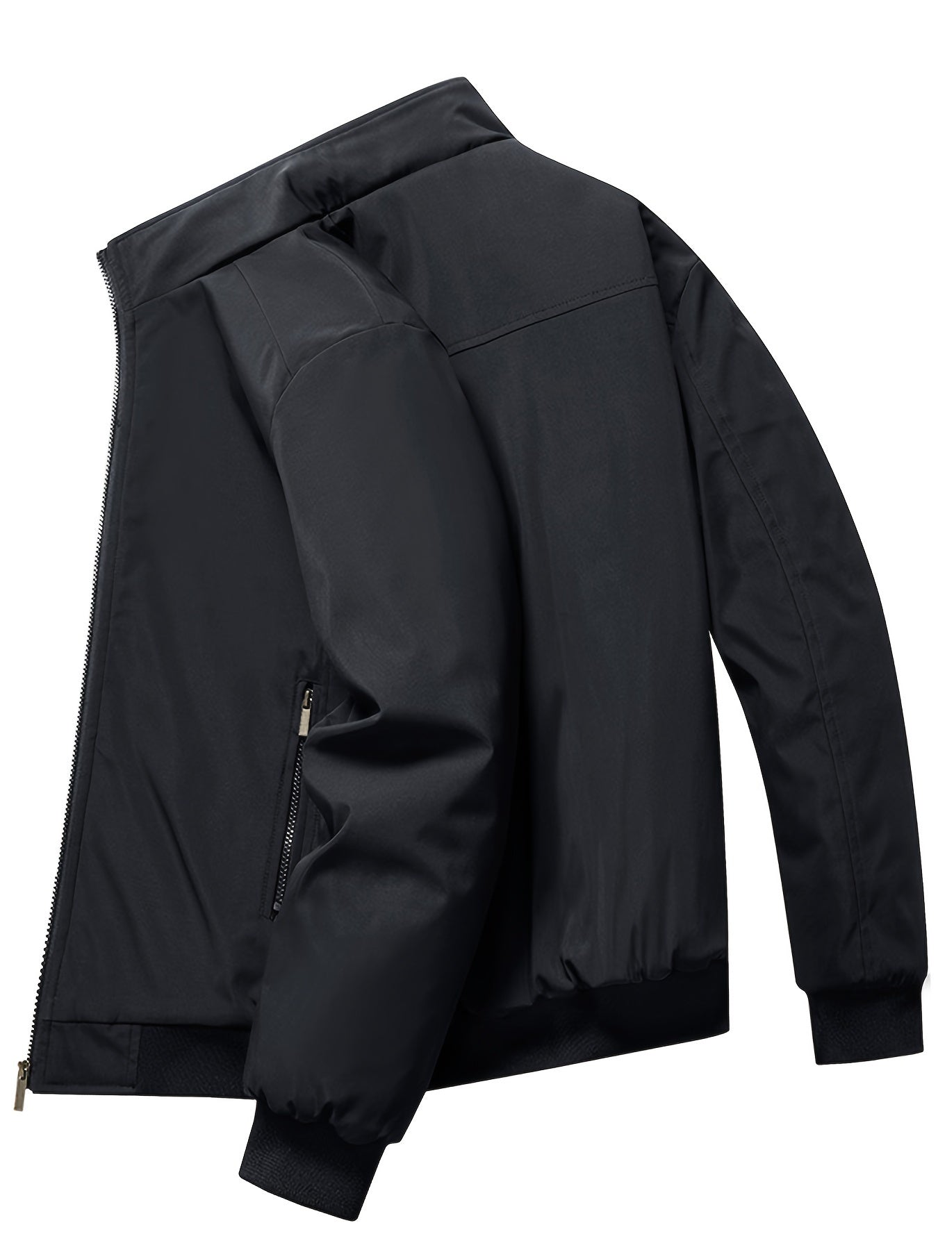 Winter Men's Windproof Stand Collar Jacket - Softshell, Casual Fit