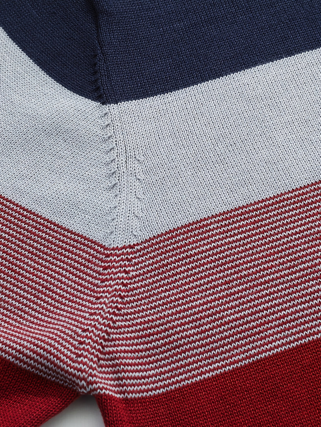 Men's Striped Knit Sweater, Soft Viscose Blend, Warm Casual Top