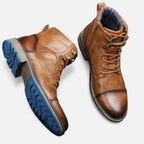 Men's Chelsea Boots - Weather-Resistant Vegan Leather Outdoor Ankle Boots