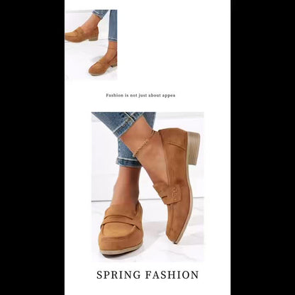 Women’s Slip-On Loafers – Casual Penny Loafers for All-Season Wear