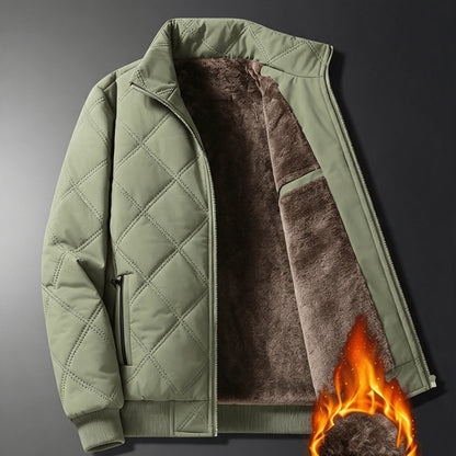 Men'S Autumn And Winter Fashionable Warm Jacket, Casual Outdoor Winter Coat