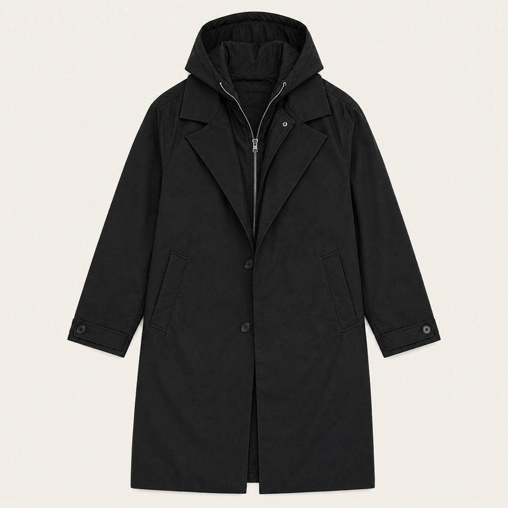 Men's Waterproof Hooded Parka with Insulated Lining