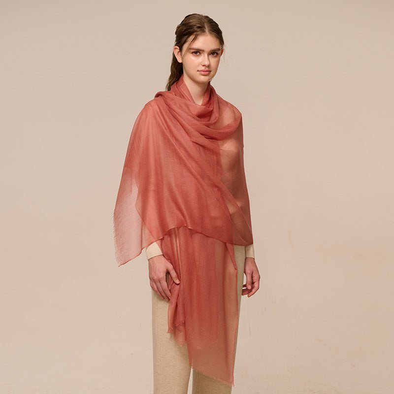 Featherlight Cashmere Scarf 100% Cashmere Travel Wrap