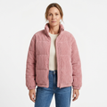 Women's Corduroy Winter Coat - Warm Everyday Style