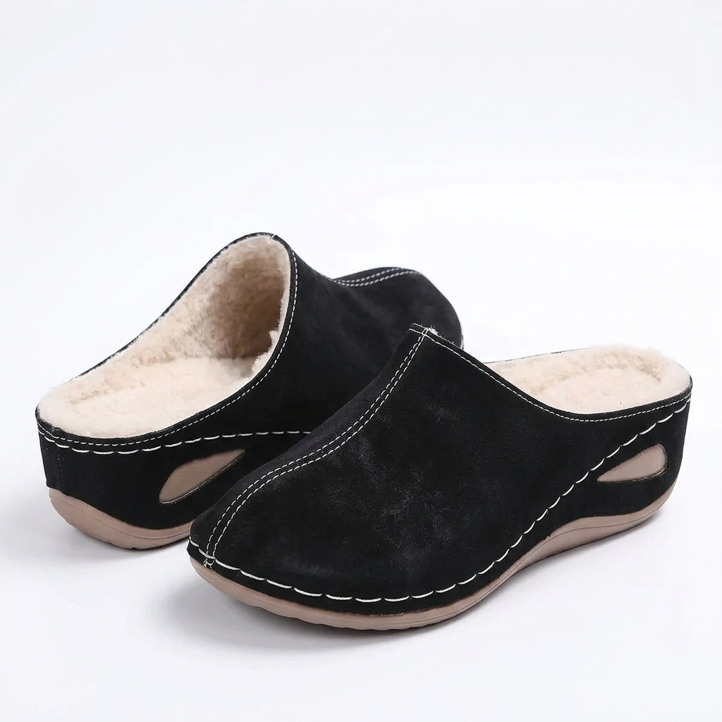 Women's Orthopaedic Slippers - Cozy Slip-On Design for Home Use