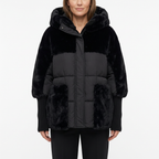 Women's Faux Fur Hooded Coat for Insulated Autumn Wear