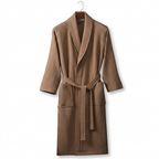 Unisex Soft Dressing Gown - Comfortable Tie-Waist Design for Everyday Use