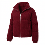 Women's Corduroy Puffer Jacket