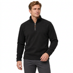 Men’s Quarter-Zip Fleece Jumper – Stand Collar & Regular Fit