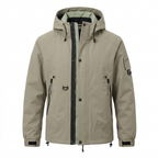 Men's Waterproof Rain Jacket – Lightweight, Adjustable Hood, Relaxed Fit