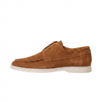 Men's Classic Suede Lace-Up Loafers
