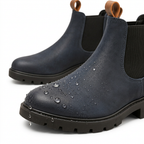 Men's Waterproof Chelsea Boots with Pull Tabs and Lug Sole