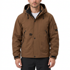 Men's Waterproof Rain Jacket – Lightweight, Adjustable Hood, Relaxed Fit