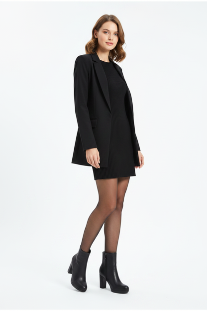 Black Ankle Boots - modell helkropp