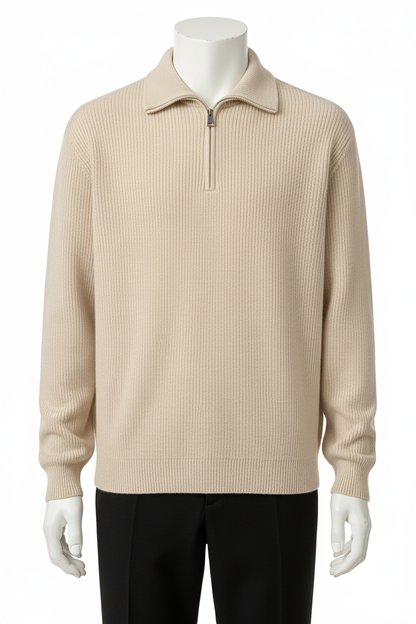 Half-Zip Knit Sweater - produktbild