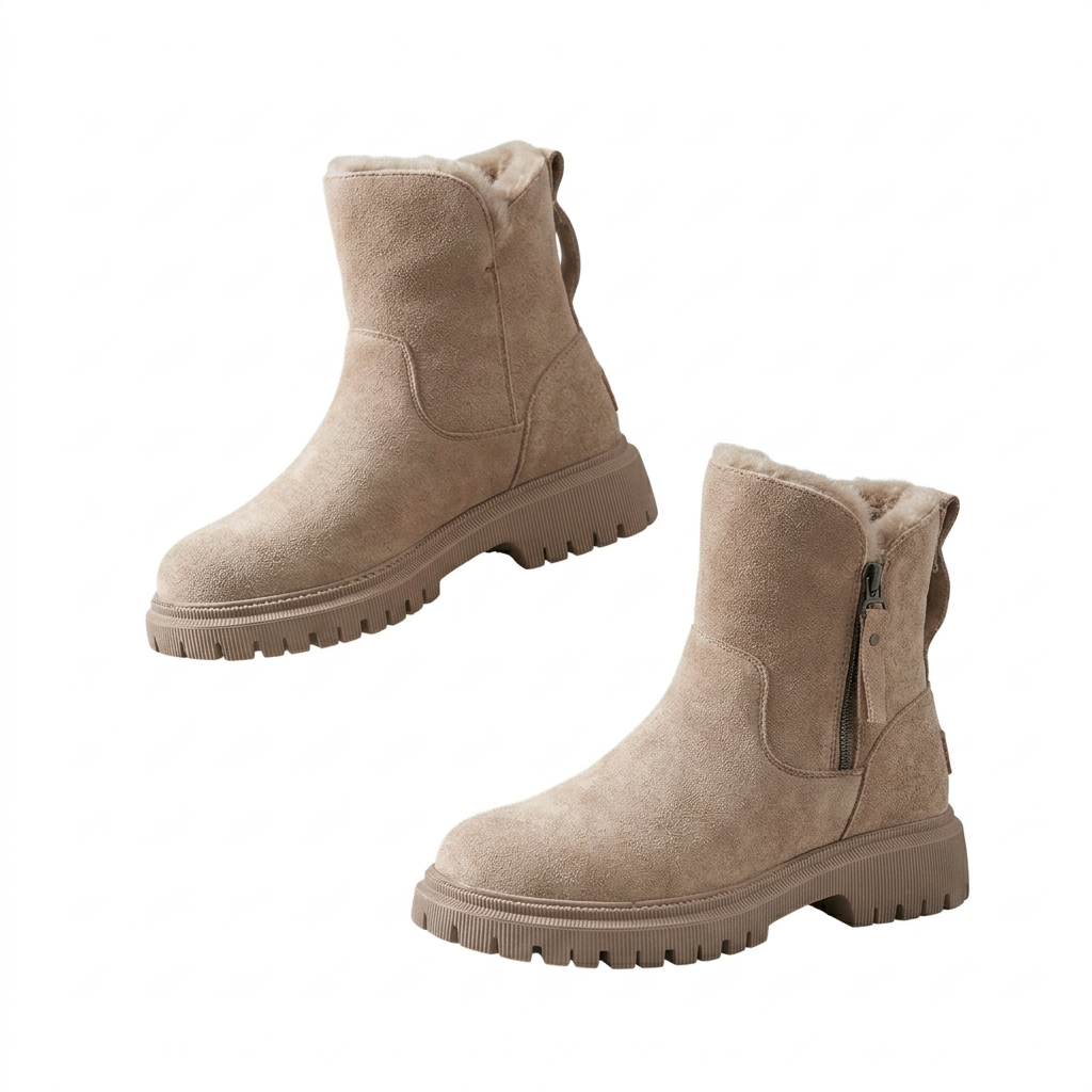Winter Ankle Boots with Insulated Lining for Cold-Weather Comfort