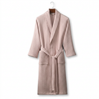 Unisex Soft Dressing Gown - Comfortable Tie-Waist Design for Everyday Use