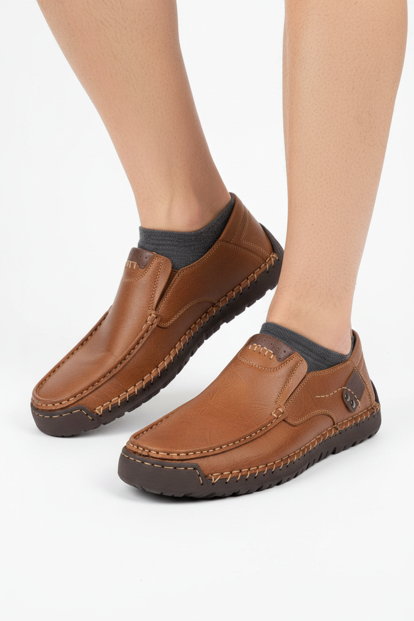 Handmade Slip-On Sneakers - sko närbild