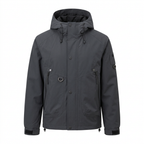 Men's Waterproof Rain Jacket – Lightweight, Adjustable Hood, Relaxed Fit