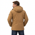 Men's Waterproof Winter Jacket – Hooded & Fleece-Lined