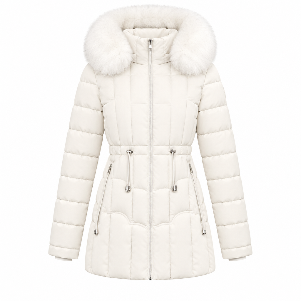 Mid Length Women's Parka Coat – Warm Quilted Insulation
