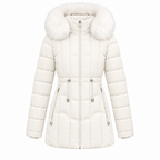 Mid Length Women's Parka Coat – Warm Quilted Insulation
