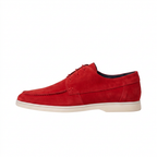 Men's Classic Suede Lace-Up Loafers