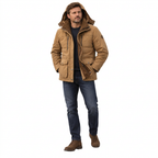 Men's Waterproof Winter Jacket – Hooded & Fleece-Lined