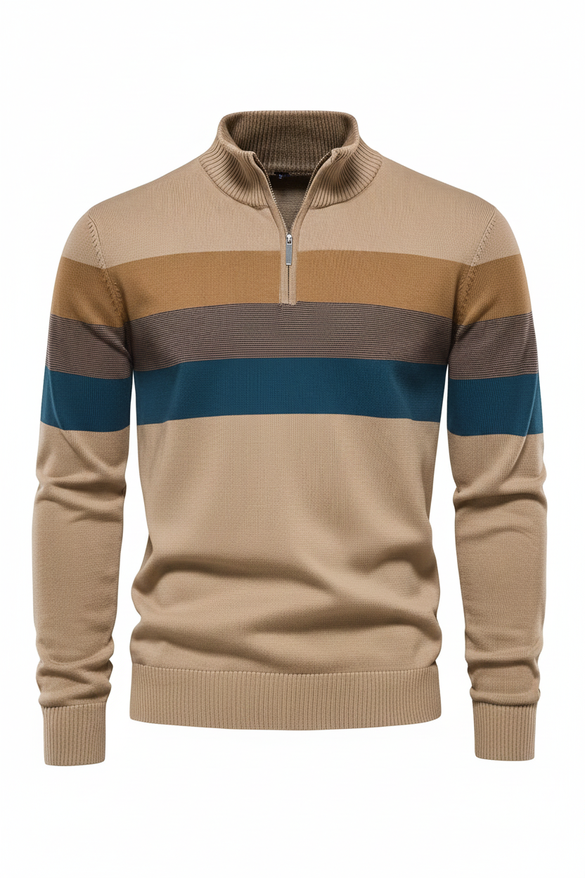 Striped Knit Sweater - produktbild