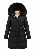 Women's Long-Sleeve Faux Puffer Jacket - produktbild