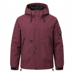 Men's Waterproof Rain Jacket – Lightweight, Adjustable Hood, Relaxed Fit