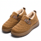 Women's Orthopaedic Slip On Winter Shoe with Decorative Buckle Strap