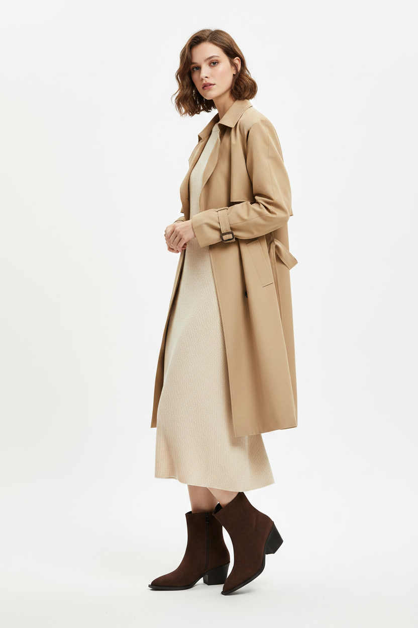 Mid-Calf Boots - modell helkropp
