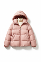 Women's Puffer Jacket - Pink