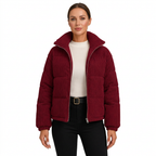 Women's Corduroy Puffer Jacket