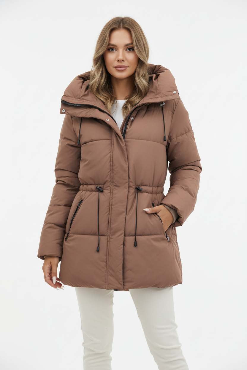 Women's Windproof Hooded Jacket - modell framifrån