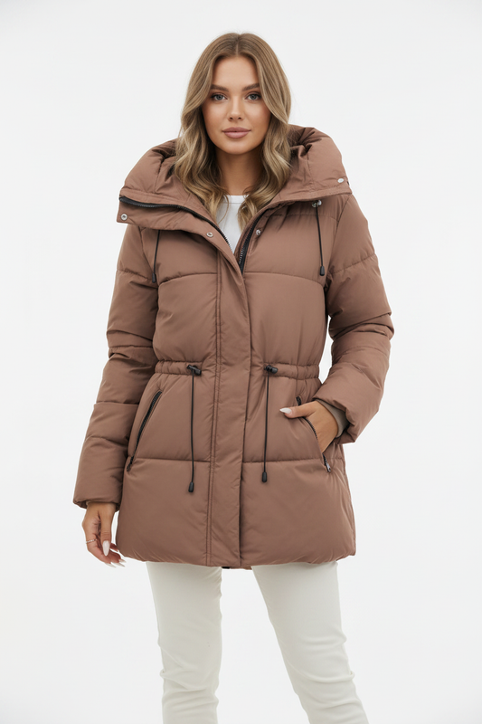 Women's Windproof Hooded Jacket - modell framifrån