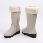 Women Orthopaedic Leather Boots with Anatomical Arch Support