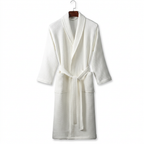 Unisex Soft Dressing Gown - Comfortable Tie-Waist Design for Everyday Use