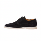 Men's Classic Suede Lace-Up Loafers
