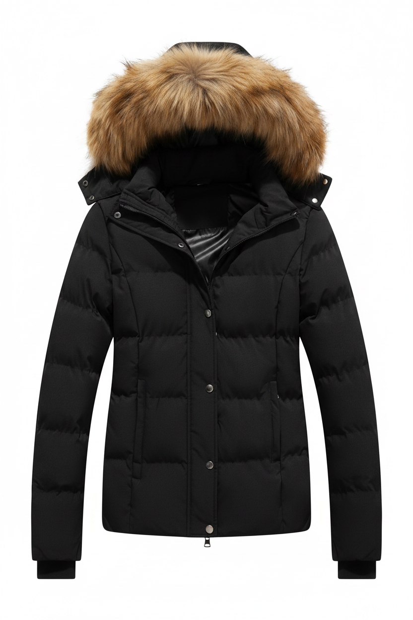 Women's Quilted Puffer Jacket - produktbild