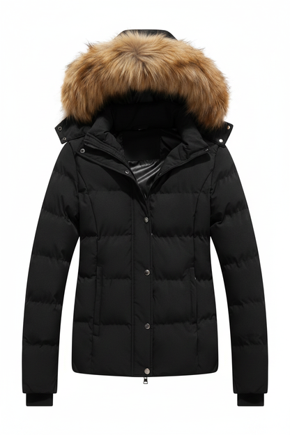 Women's Quilted Puffer Jacket - produktbild