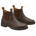 Men's Waterproof Chelsea Boots with Pull Tabs and Lug Sole